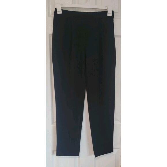Ministry Of Supply Swift Drape Pant Womens Sz 2 Front Straight Leg Classic Black - Picture 1 of 5